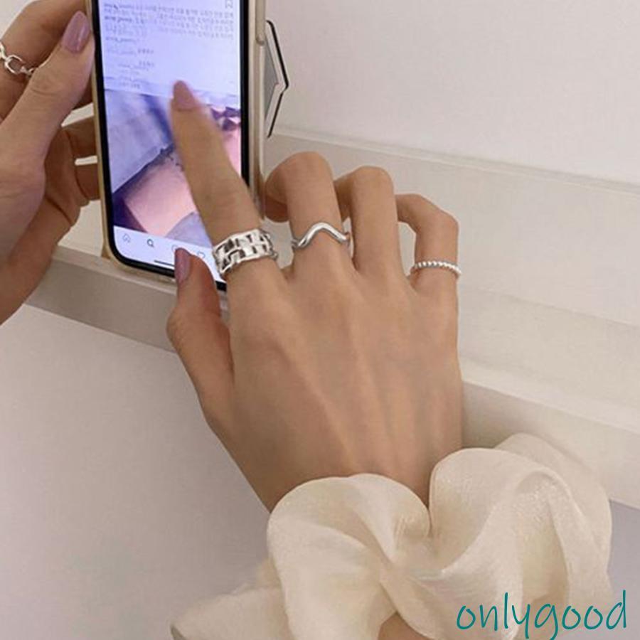 シルバーリングセット マルチデザイン指輪 : Only Good - 通販 - Yahoo