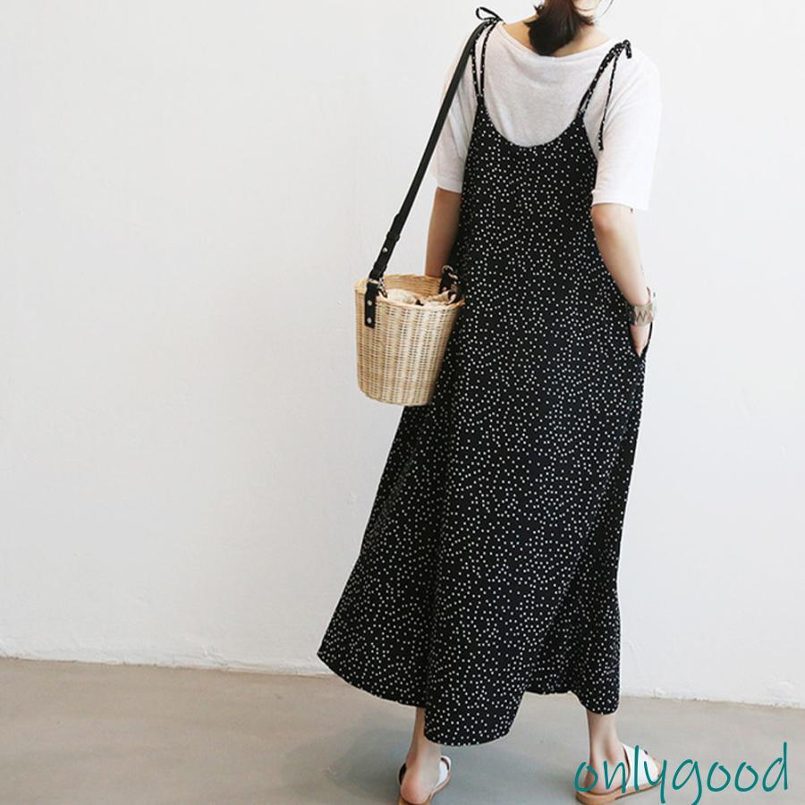 ドット柄キャミサロペット オールインワン : Only Good - 通販 - Yahoo