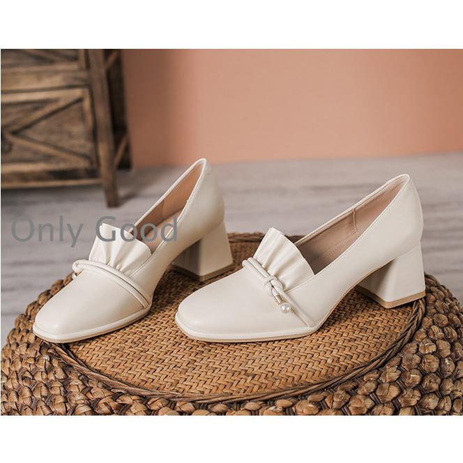 パンプス チャンキーヒール ローファー : Only Good - 通販 - Yahoo