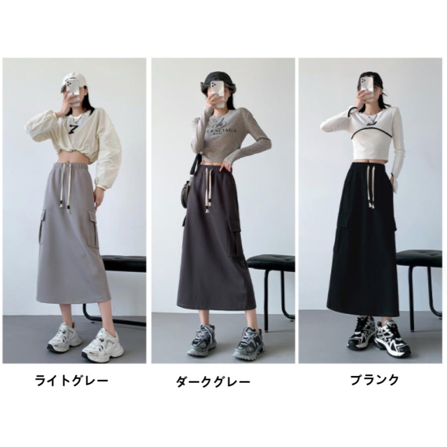 ラップロングスカート スリット巻きスカート : Only Good - 通販