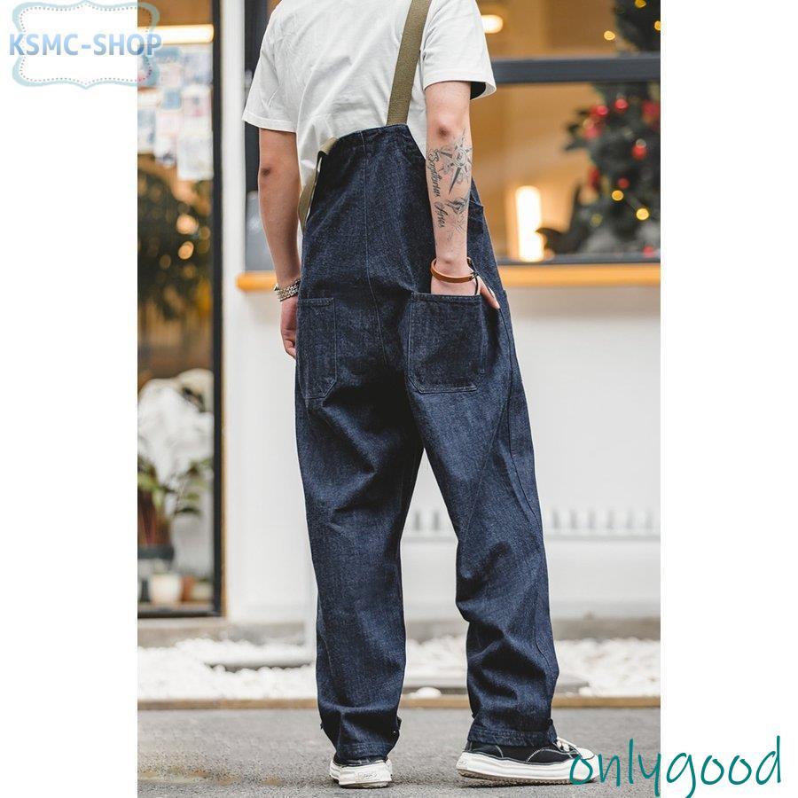 オーバーオール サロペットメンズ デニム カジュアルパンツ カーゴ