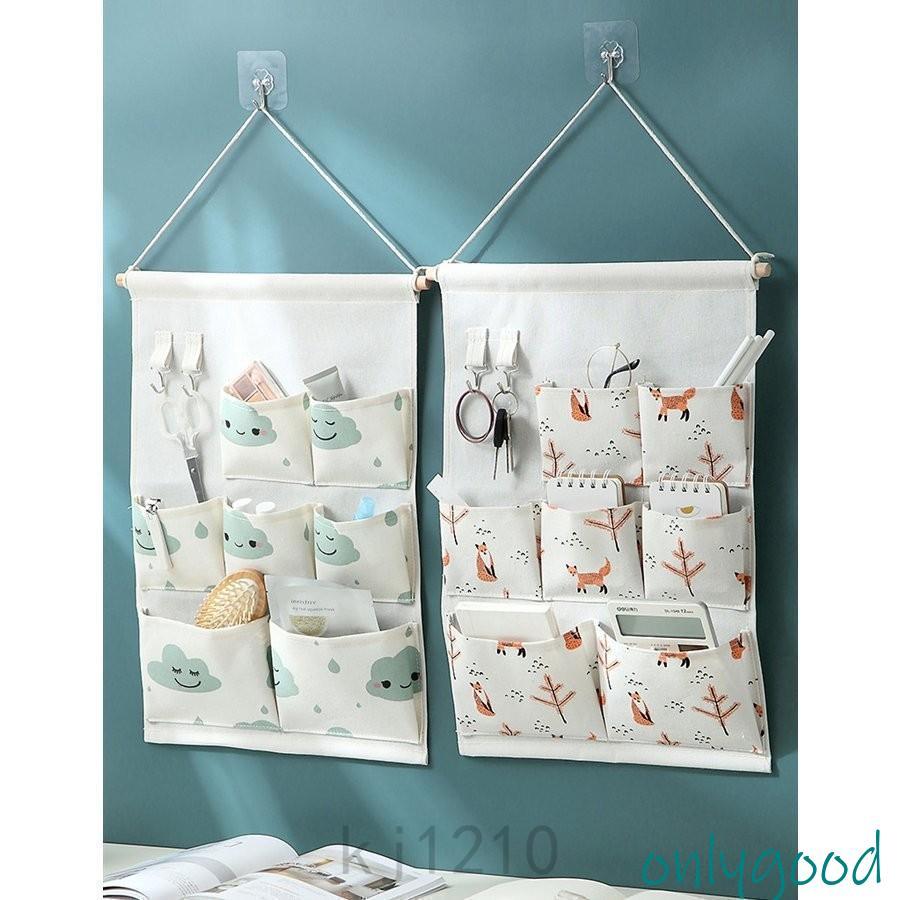 ウォールポケット 3点セット 壁掛け式収納ポケット ドアハンガー