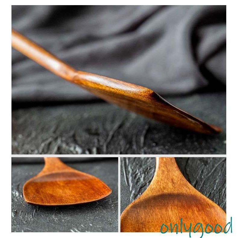 4点セット 木べら ターナー ヘラ 木製 煮込み用 炒めへら スプーン