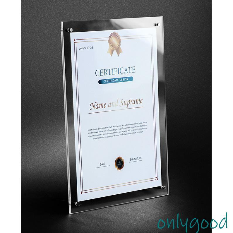 フォトフレーム 写真立て アクリルフォトフレーム 12サイズ 写真立て 壁掛け スタンドタイプ 横