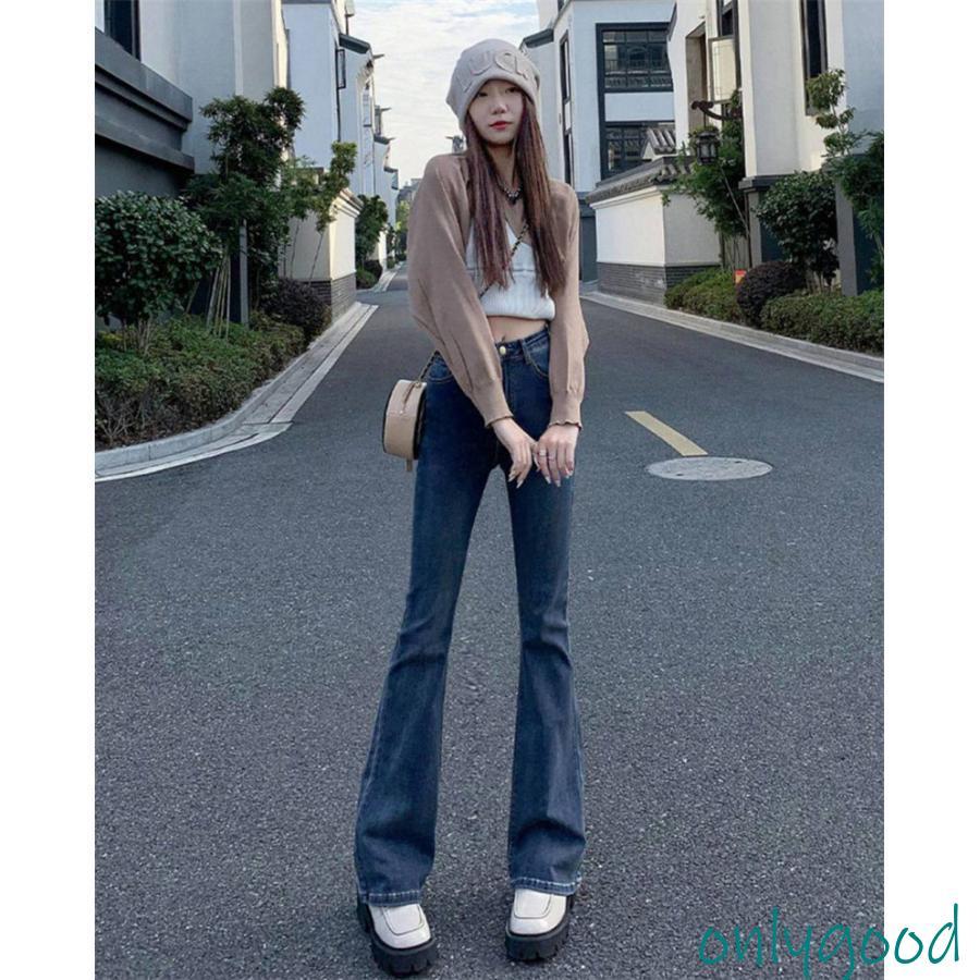 デニムパンツ フレアパンツ レディース ボトムス ジーンズ スキニー