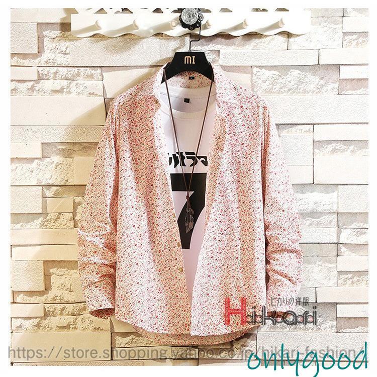 その他ブランド / NEAT ALOHA/アロハシャツ/M/レーヨン/GRY/ストライプ/長袖シャツ/花柄 花柄シャツ アロハシャツ メンズ カジュアルシャツ 長袖シャツ