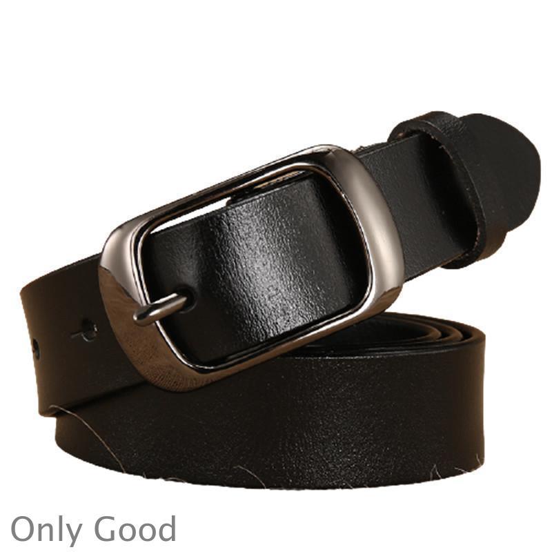 牛革 ベルト レディース 太ベルト 女性用 太め レザーベルト 本