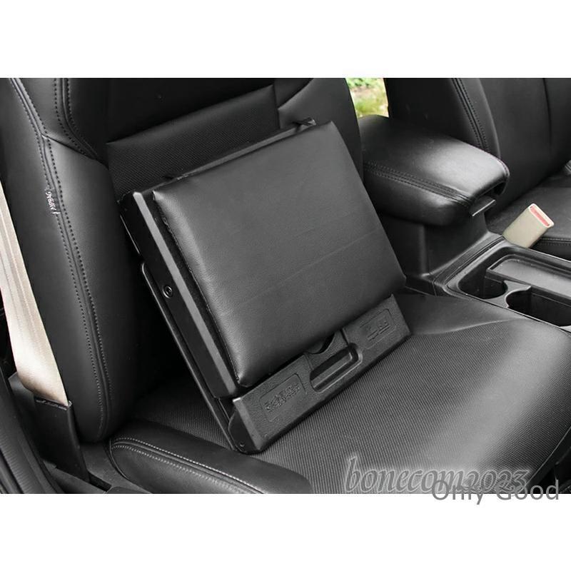 汎用 フットレスト 1個 車用 ブラック PVC レザー 角度調節可能 足置き 折り畳み 車載 自動車 黒 カー用品 小物 フットレスト 足置き 足置き台 デスク_12