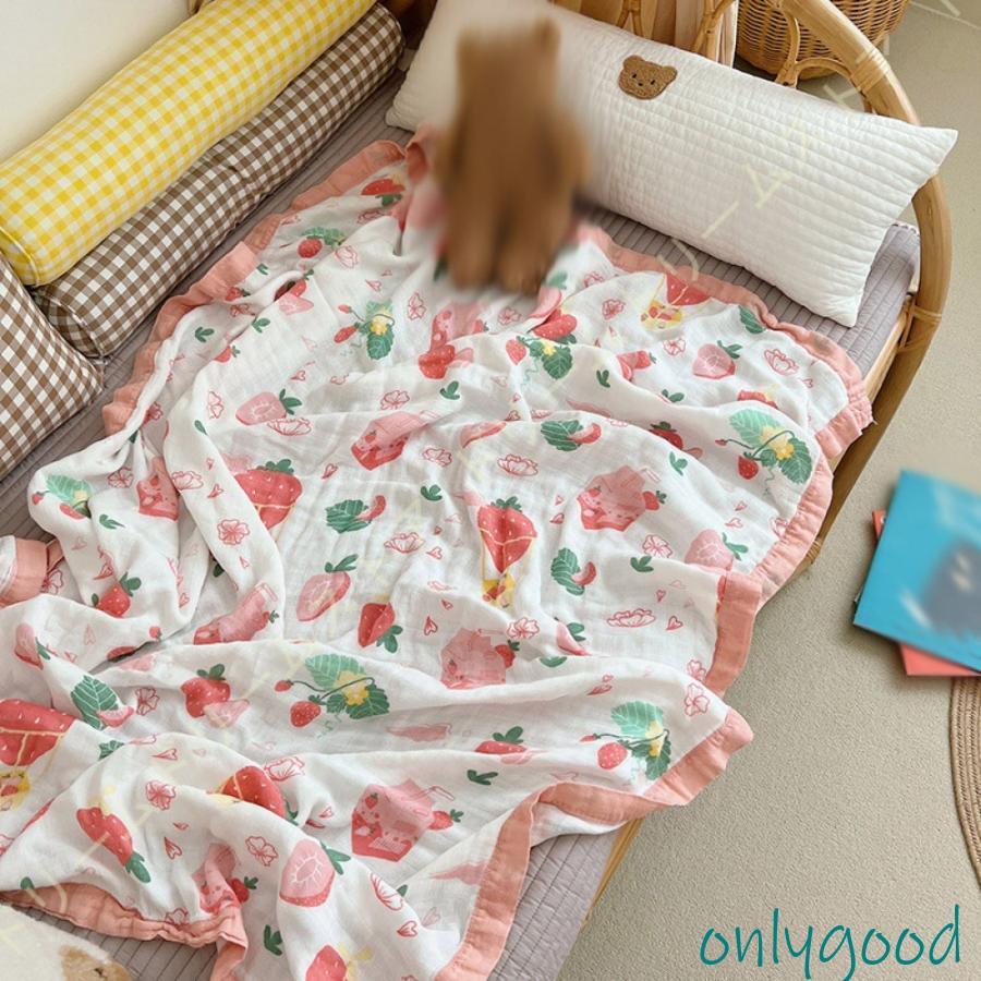 ブランケットとタオル　4点 Amazon｜4重 ガーゼケット くしゅくしゅ カラー 保育園 ベビー