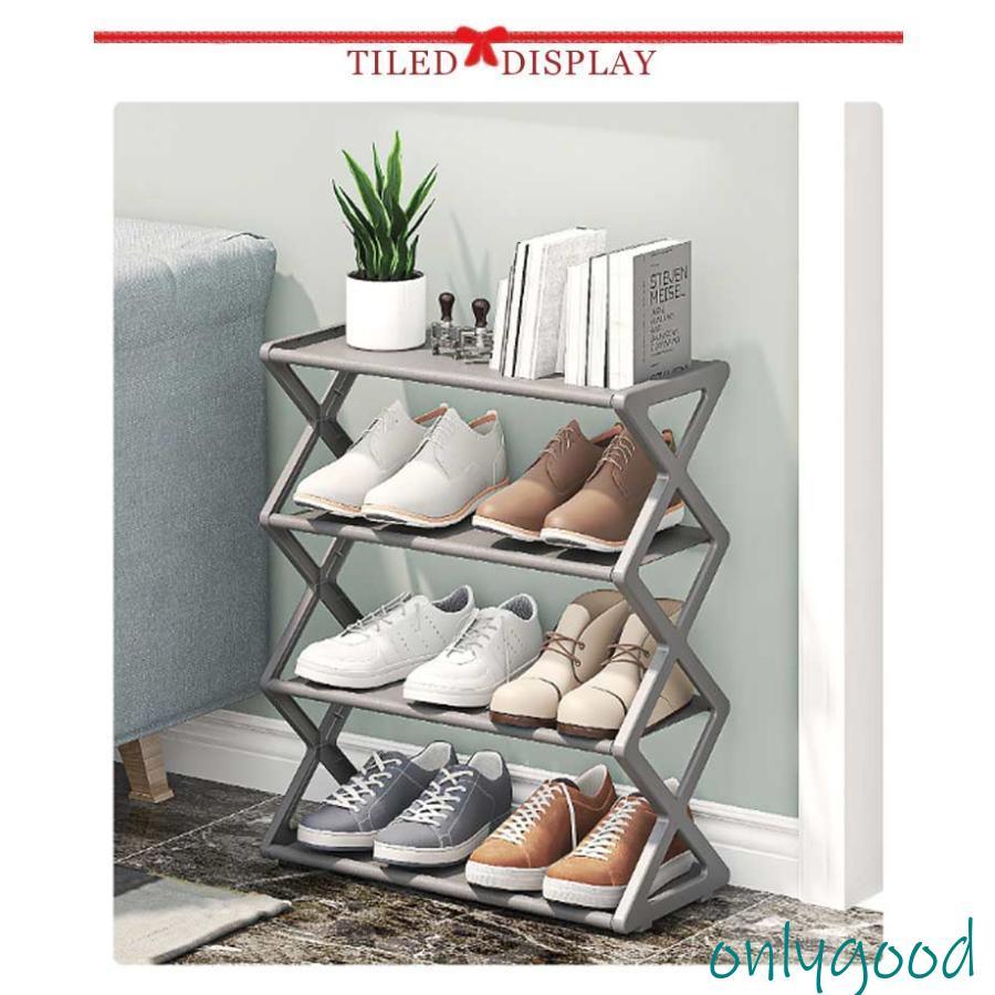 シューズラック 折りたたみ 4段 スリム 省スペース おしゃれ 靴棚 シューズボックス 靴箱 下駄箱 靴収納 靴入れ 玄関収納 玄関 部屋 置物 下足 | ブランド登録なし | 07
