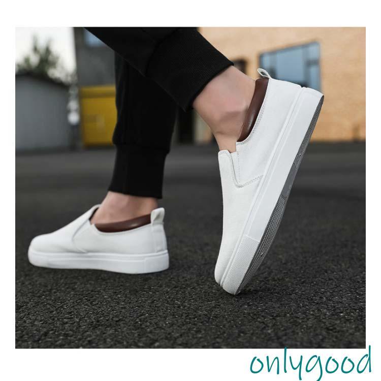 スリッポン メンズ 大きいサイズ キャンバス スニーカー フラットシューズ ぺたんこ 室内履き 上靴 オフィス 介護 立ち仕事 24.5-29cm 配 | ブランド登録なし | 15