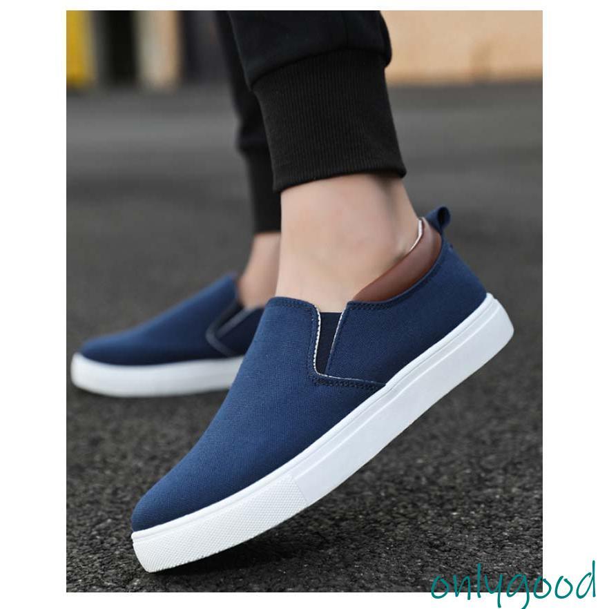 スリッポン メンズ 大きいサイズ キャンバス スニーカー フラットシューズ ぺたんこ 室内履き 上靴 オフィス 介護 立ち仕事 24.5-29cm 配 | ブランド登録なし | 16