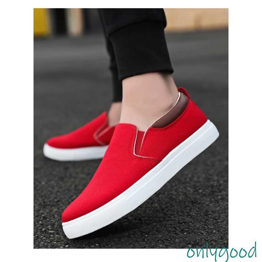 スリッポン メンズ 大きいサイズ キャンバス スニーカー フラットシューズ ぺたんこ 室内履き 上靴 オフィス 介護 立ち仕事 24.5-29cm 配 | ブランド登録なし | 18