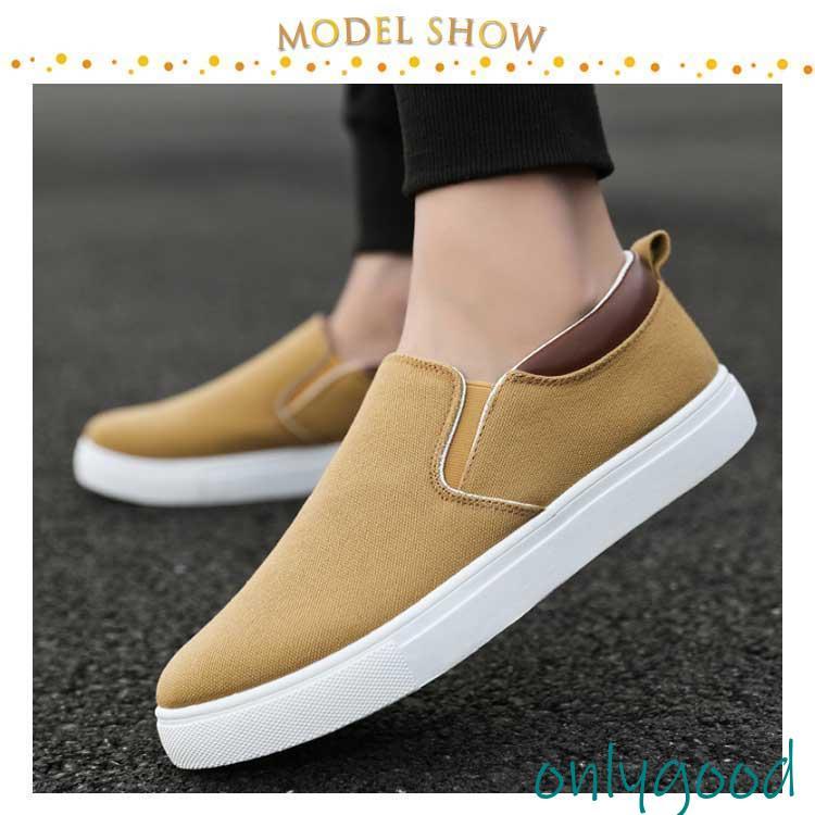 スリッポン メンズ 大きいサイズ キャンバス スニーカー フラットシューズ ぺたんこ 室内履き 上靴 オフィス 介護 立ち仕事 24.5-29cm 配 | ブランド登録なし | 07