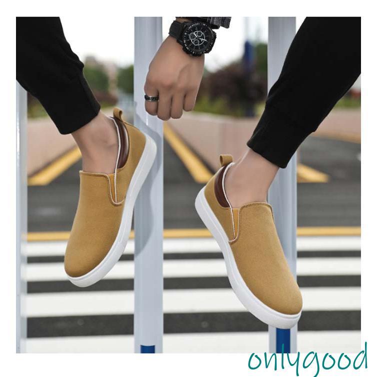 スリッポン メンズ 大きいサイズ キャンバス スニーカー フラットシューズ ぺたんこ 室内履き 上靴 オフィス 介護 立ち仕事 24.5-29cm 配 | ブランド登録なし | 08