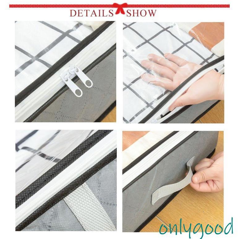 ベット下 収納ボックス ファスナー ソファ下用 折りたたみ