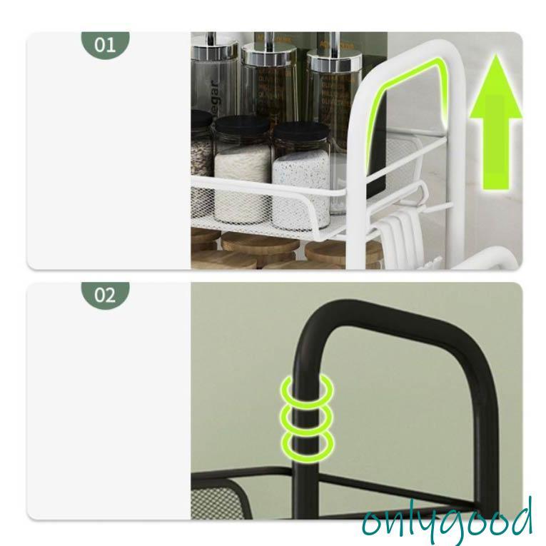 ワゴン 収納ラック キャスター付き 5段 スチールラック キッチンワゴン マルチワゴン 北欧 おしゃれ バスケット 棚 収納かご メッシュカゴ キャス | ブランド登録なし | 15