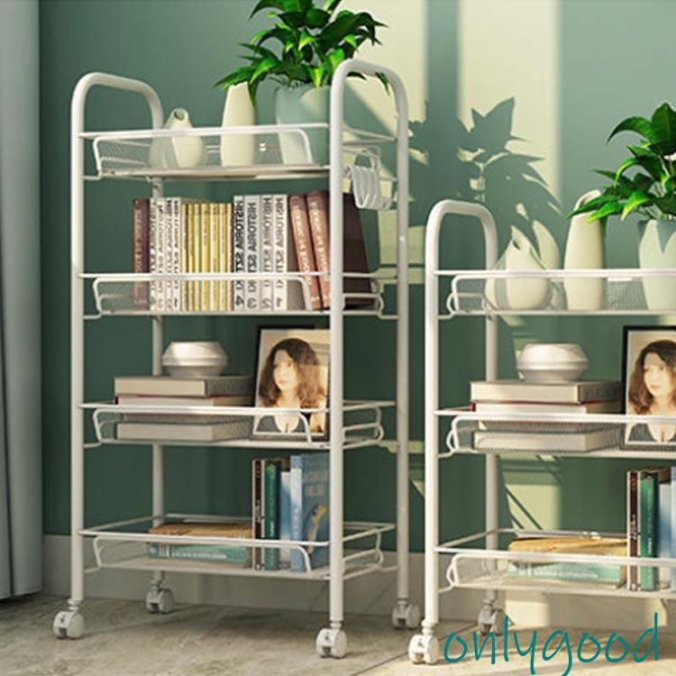 ワゴン 収納ラック キャスター付き 5段 スチールラック キッチンワゴン マルチワゴン 北欧 おしゃれ バスケット 棚 収納かご メッシュカゴ キャス | ブランド登録なし | 01