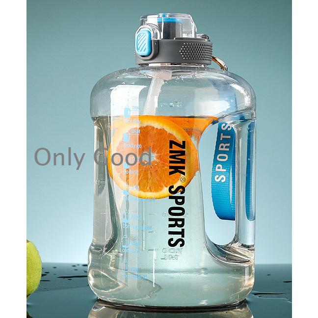 水筒 ウォーターボトル 2500ML 大容量 ストラップ付き プラスチック