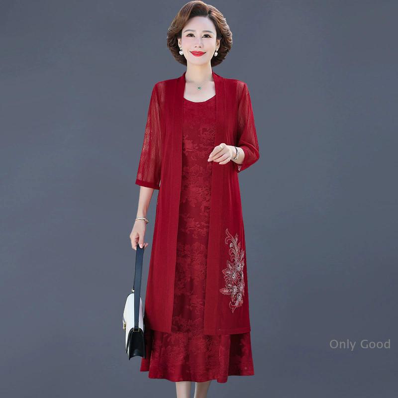 ワンピース レディース 40代50代60代 きれいめ 膝丈ワンピース 夏 花柄