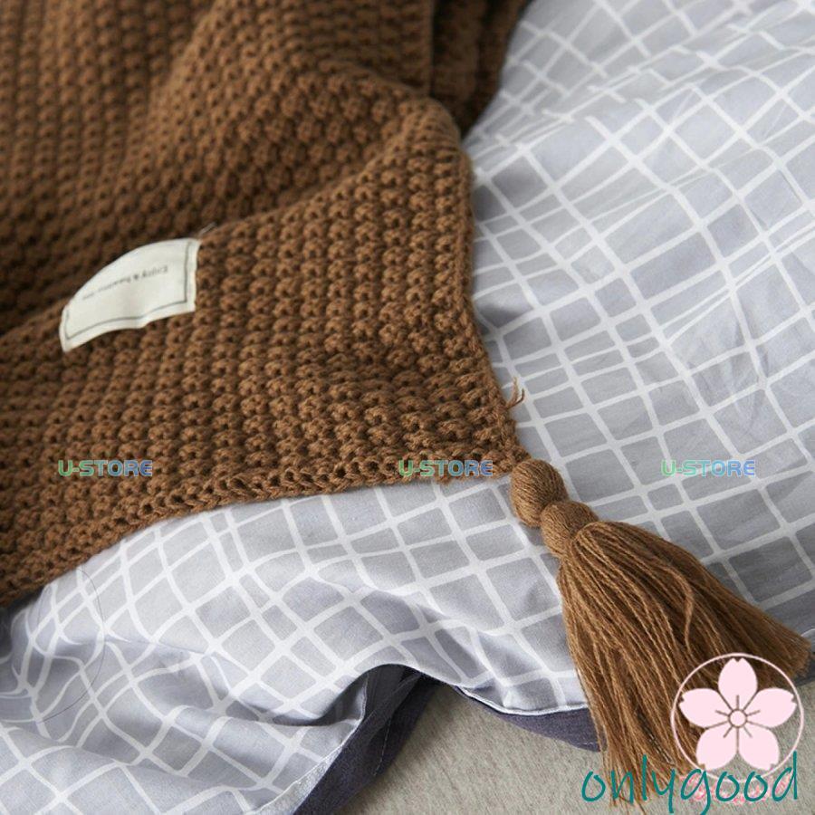 マルチカバー 大判 フリークロス フリンジ付きブランケット