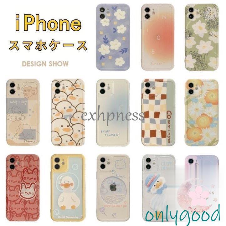 13 ケース Se スマホケース12 1113 pro max78 アイフォンse 透明 お洒落 プリント お花柄 韓国風｜onlygood｜04