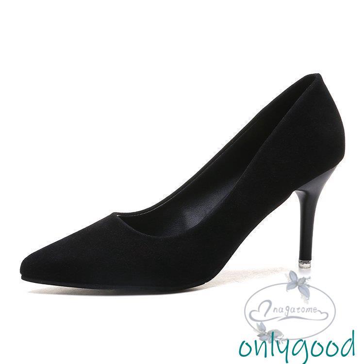 【✩】ファッショナブルで多彩な浅いハイヒール パンプス ハイヒール ポインテッドトゥ ヒール9センチ 5センチ