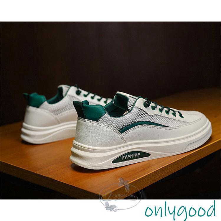 白スニーカー メンズ 通気性 ローカット スニーカー 革靴