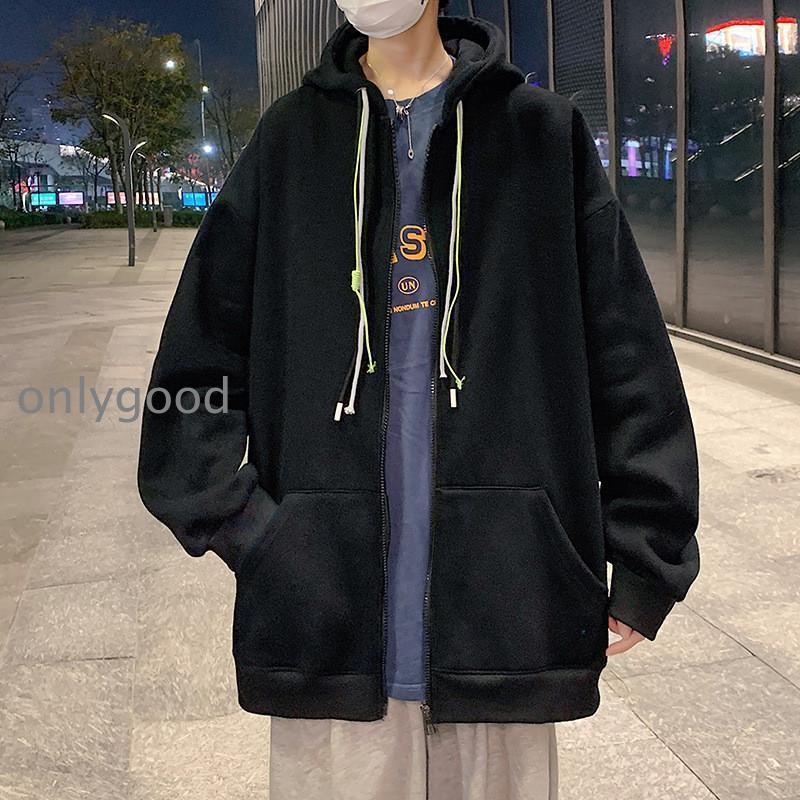 パーカー メンズ 長袖 フード付き ジップアップ ジャケット