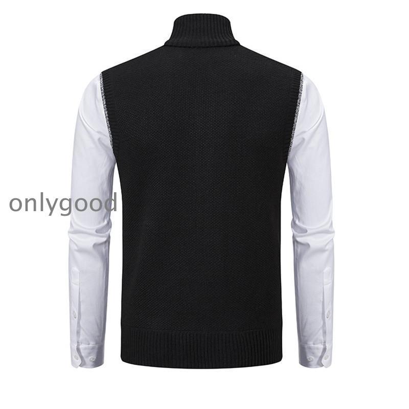 ゴルフウェア ゴルフベスト メンズ 秋 冬 ニットベスト 春 夏 前開き