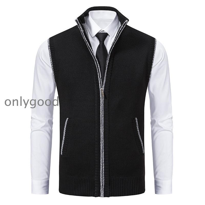 ゴルフウェア ゴルフベスト メンズ 秋 冬 ニットベスト 春 夏 前開き