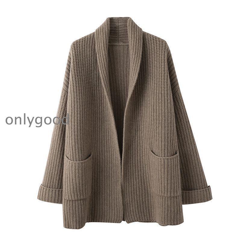 カーディガン レディース ロング ニット 長袖 春 秋 冬 前開き 厚手