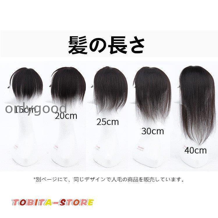 人毛 30cm 部分ウィッグ 前髪 ヘアピース 3D構造 女性 人毛 ウイッグ 付け毛 脱毛