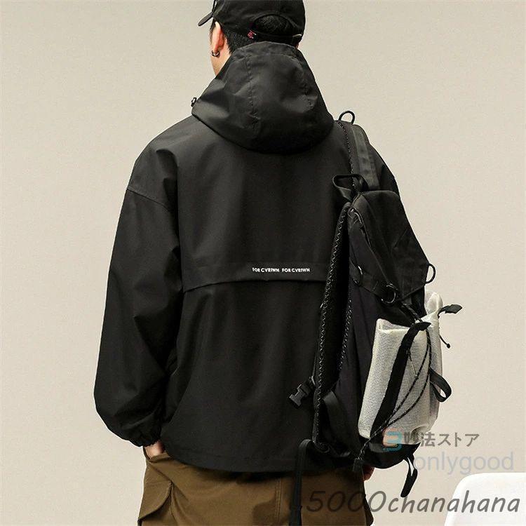 アノラックパーカー メンズ 撥水加工 アノラック マウンテンパーカー