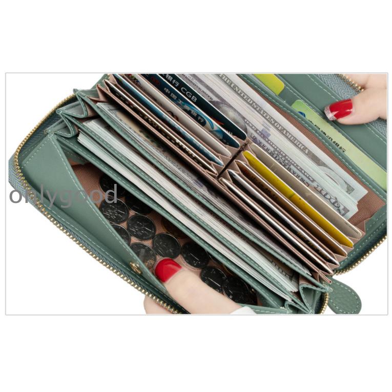 財布 長財布 本革 革 お財布 使いやすい 大容量 革財布 緑 黄色 紫 40