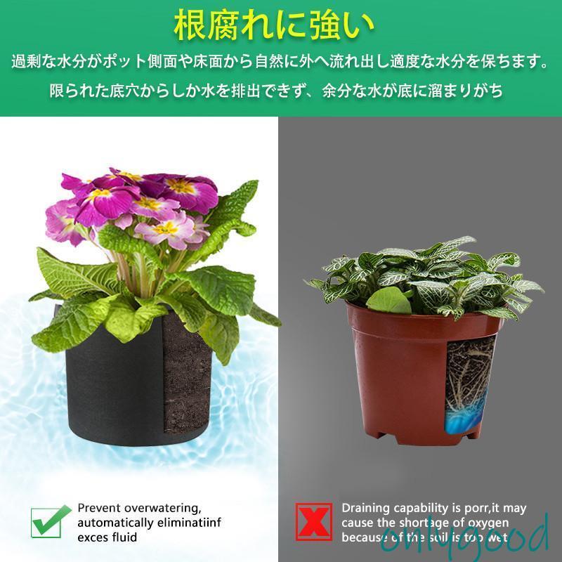 不織布ポット 10ガロン 15?20ガロン 不織布プランター 3個セット