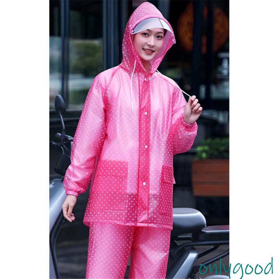 レインコート レディース 上下セット 自転車 バイザー レイン