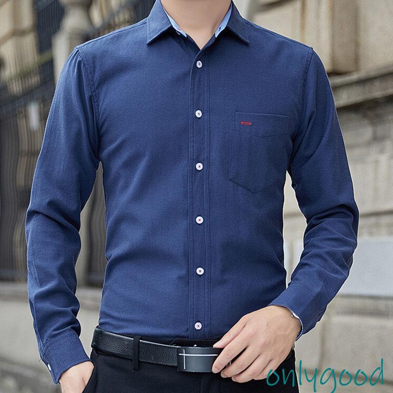 ワイシャツ 長袖 メンズ 形態安定スリムフィットレギュラー