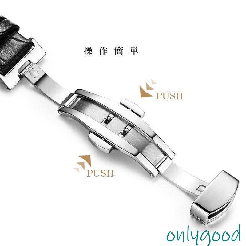 時計ベルト 17mm 18mm 19mm 20mm 21mm 22mm 24mm6色 カーフレザー