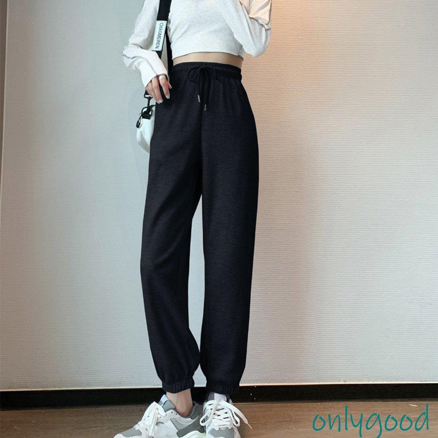 スウェットパンツ ワッフル生地 韓国風 スウェット パンツ