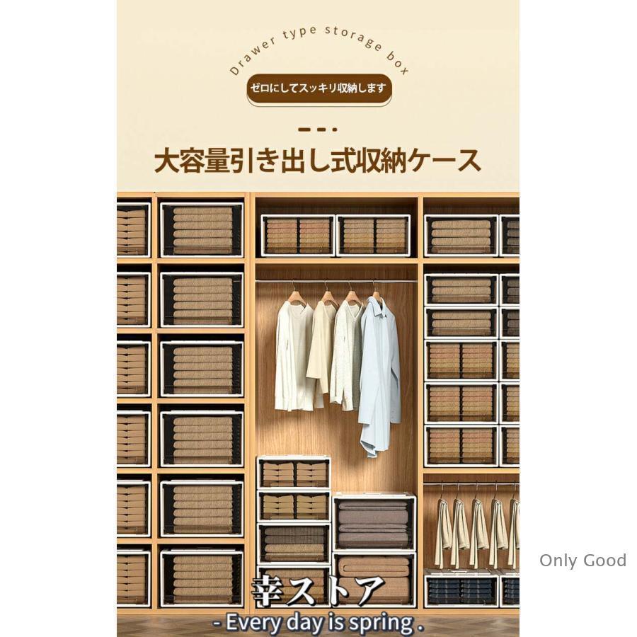 収納ケース 引き出し 小物 1個 幅30~45 奥行45~53 洋服 収納 チェスト