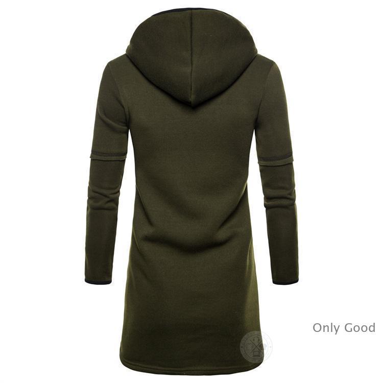 ロングパーカー メンズ ロングコート パーカー ロングカーディガン ジャージ シャツジャケット フーディガン カーディガン 長袖 冷房対策 レディース スウェット | ブランド登録なし | 04