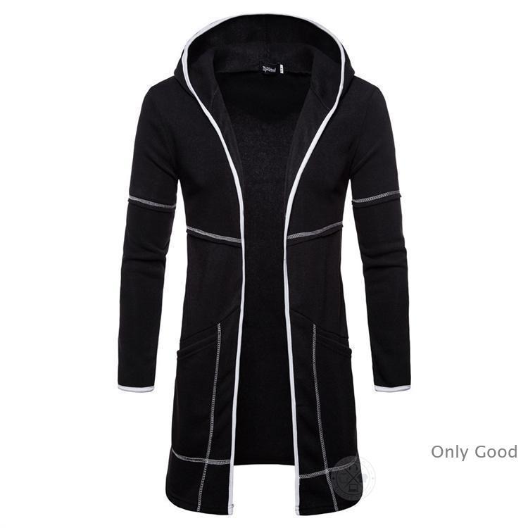 ロングパーカー メンズ ロングコート パーカー ロングカーディガン ジャージ シャツジャケット フーディガン カーディガン 長袖 冷房対策 レディース スウェット | ブランド登録なし | 07