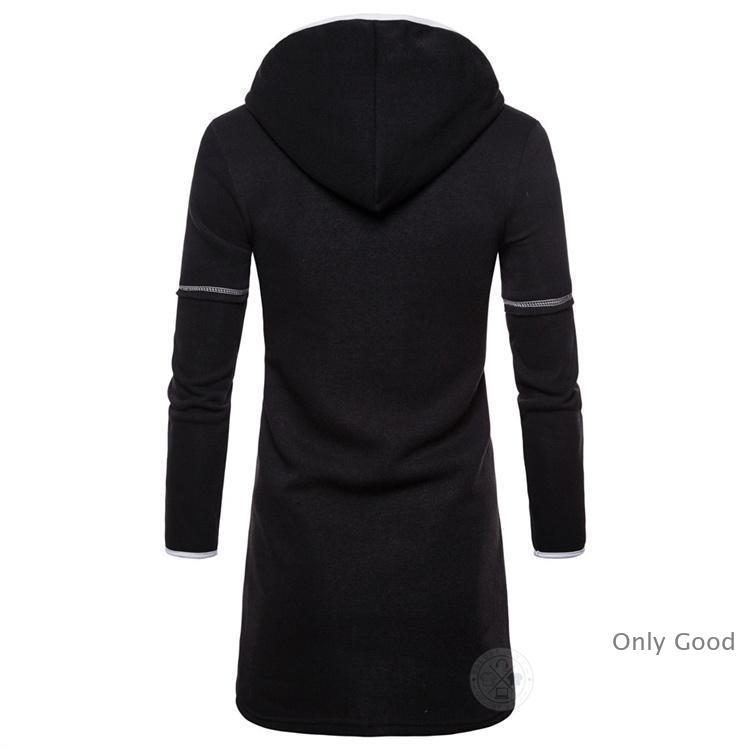 ロングパーカー メンズ ロングコート パーカー ロングカーディガン ジャージ シャツジャケット フーディガン カーディガン 長袖 冷房対策 レディース スウェット | ブランド登録なし | 08