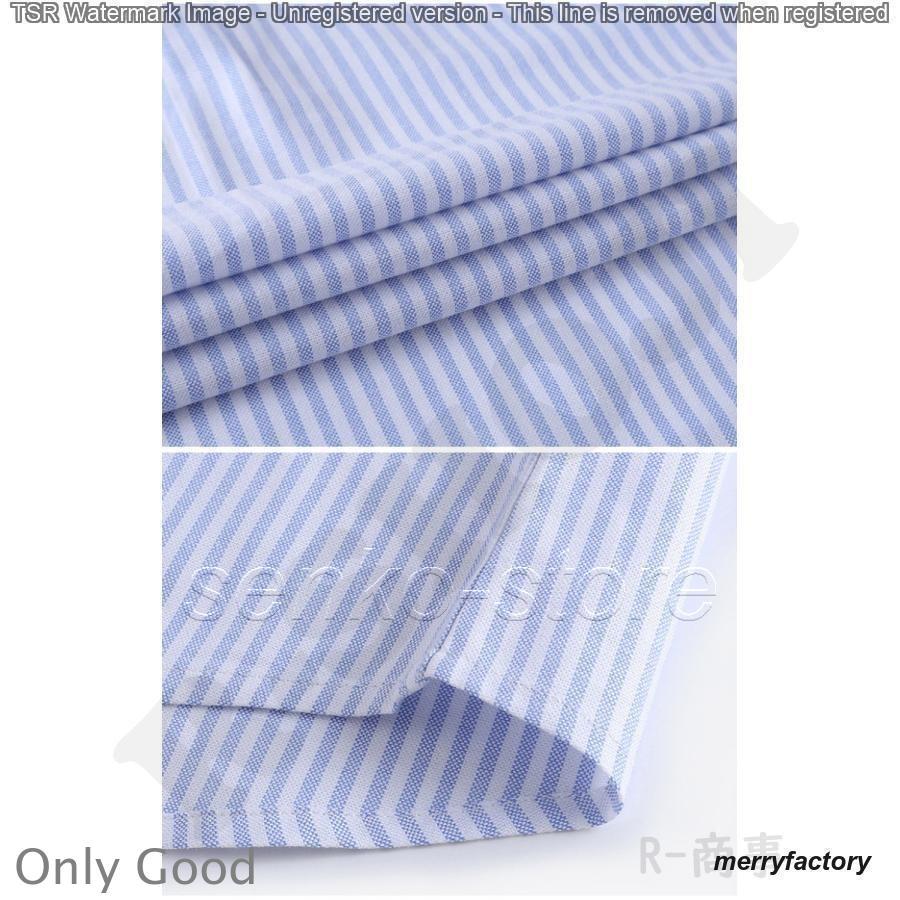 ストライプシャツ メンズ 長袖 ボタンダウン オックスフォードシャツ