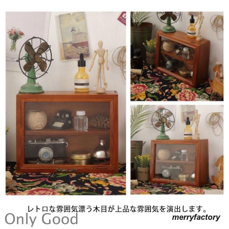 コレクションケース 木製 コレクション 棚 2段 ディスプレイケース