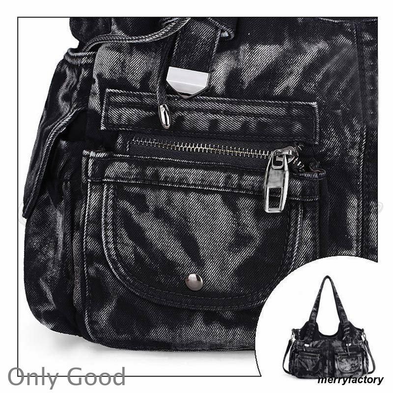 トートバッグ ショルダーバッグ レディース デニムバッグ 大容量