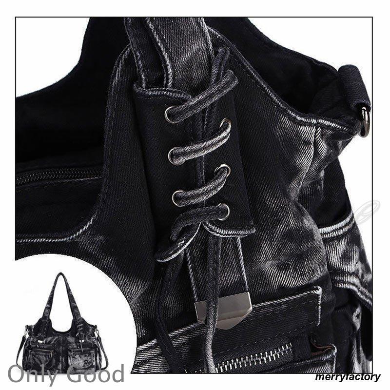 トートバッグ ショルダーバッグ レディース デニムバッグ 大容量