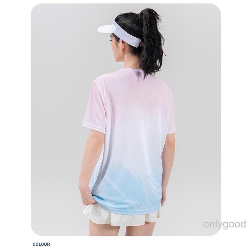 Tシャツ メンズ 半袖 夏 レディース 接触冷感 グラデーション 速乾