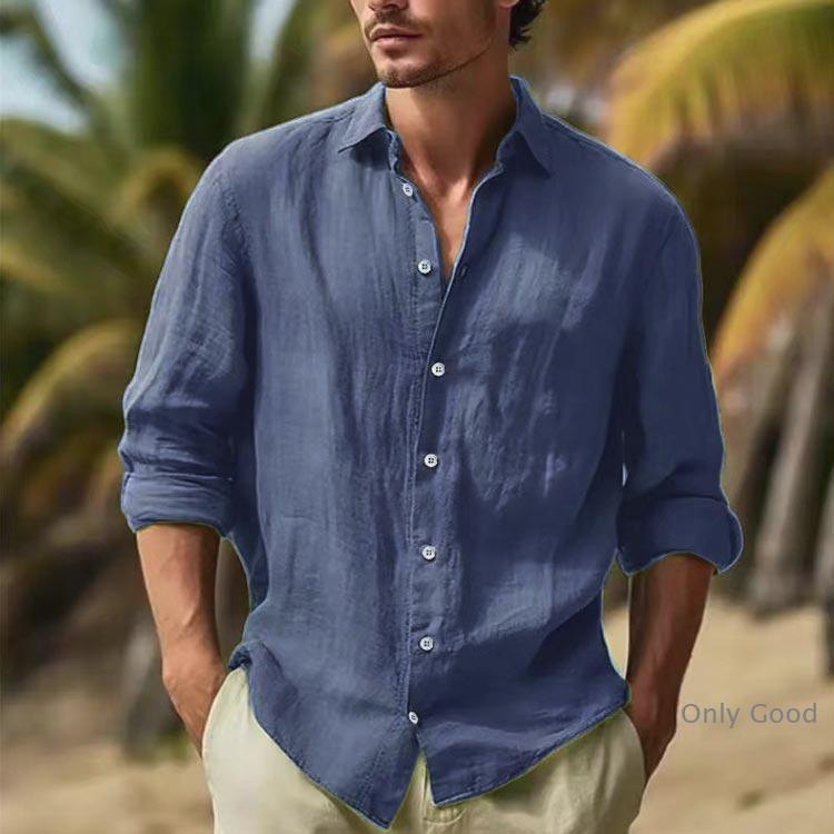 リネン シャツ メンズ 麻 麻シャツ リネンシャツ カジュアルシャツ 綿